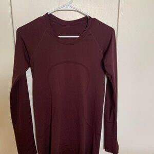 Lululemon Swiftly Tech Long Sleeve Shirt, size 6